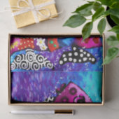 Whimsical Fish Trio Funky Decoupage Seidenpapier (Geschenk)