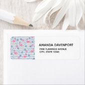 Whimsical Flamingo & Ananas Muster (Insitu)