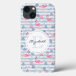 Whimsical Flamingo & Ananas Muster Case-Mate iPhone Hülle