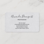 Whimsical Flamingo & Ananas Muster Visitenkarte (Rückseite)