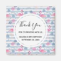 Whimsical Flamingo & Pineappmuster Gefallen