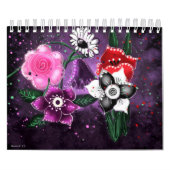 Whimsical floral Abstrakt Art 12-monatiger Kalende Kalender (Titelbild)