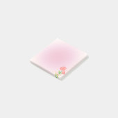 Whimsical Floral Art Print Post-it Klebezettel (angewinkelt)