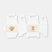 Whimsical Floral Baby Carriage Thank you Geschenkschachtel (Ungefaltet)