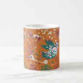 Whimsical Floral Birds Kaffeetasse (Mittel)
