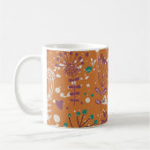 Whimsical Floral Birds Kaffeetasse (Links)