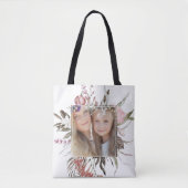 Whimsical Floral Bouquet Foto Tasche (Vorderseite)