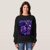 Whimsical Floral Bunny Rabbit Personalisiert Sweatshirt (Vorne ganz)