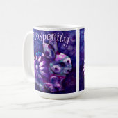 Whimsical Floral Bunny Rabbit Personalized Kaffeetasse (Vorderseite Links)