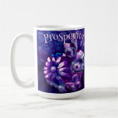 Whimsical Floral Bunny Rabbit Personalized Kaffeetasse (Links)