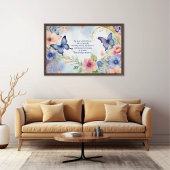 Whimsical Floral Butterfly Art Zeitlose Schönheit Poster