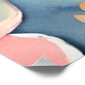 Whimsical Floral Butterfly Nature Liebhaber Poster (Ecke)