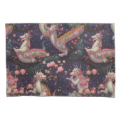 Whimsical Floral Dragons Kissenbezug (Vorderseite-Links)
