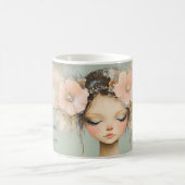 Whimsical Floral Fairy Butterfly Wings Individuell Kaffeetasse (Mittel)