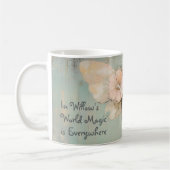 Whimsical Floral Fairy Butterfly Wings Individuell Kaffeetasse (Links)