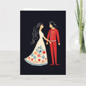 Whimsical Floral Fiesta Wedding Programm (Rückseite)