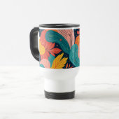 Whimsical Floral Flow Mug Reisebecher (Vorderseite Links)