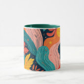 Whimsical Floral Flow Tasse (Zentrum)