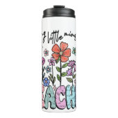 Whimsical Floral Garden Teacher Thermosbecher (Vorderseite)