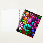 Whimsical Floral Graffiti Art Blume Blume Planer (Anzeige)