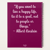 Whimsical Floral Graffiti Art Blume Blume Planer (Rückseite)