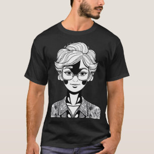 Whimsical Floral Harmony Charakter T-Shirt