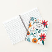 Whimsical Floral-Komposition-Notebook Notizblock (Innenseite)