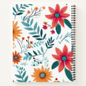 Whimsical Floral-Komposition-Notebook Notizblock (Rückseite)