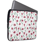 Whimsical Floral Laptop Case - Scribbly Blume (Vorne Rechts)