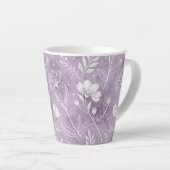 Whimsical Floral Latte Mug Milchtasse (Rechte Ecke)