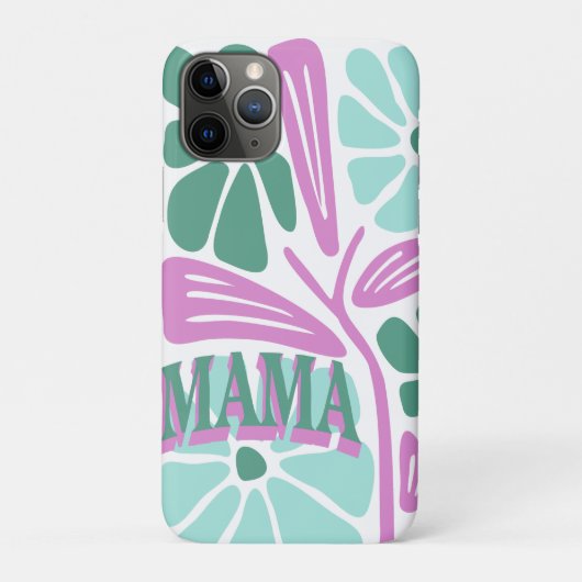 Whimsical Floral Mama  Case-Mate iPhone Hülle (Rückseite)