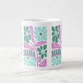 Whimsical Floral Mama  Jumbo-Tasse (Vorderseite)