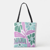 Whimsical Floral Mama  Tasche (Rückseite)