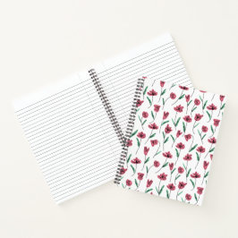 Whimsical Floral Notebook - Scribbly-Blume Notizblock
