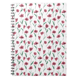 Whimsical Floral Notebook - Scribbly-Blume Notizblock
