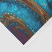 Whimsical Floral Sloth in Tutu Decoupage Seidenpapier (Ausschnitt)