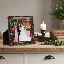 Whimsical Floral Stars Foto Maßgeschneiderte Namen Fotoplatte