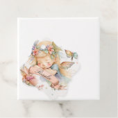 Whimsical Floral Sweet Dreams Schlafmädchen Geschenkanhänger (Beispiel)