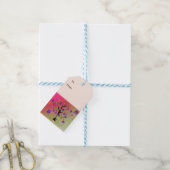 Whimsical Floral Tree Geschenkanhänger (Mit Garn)