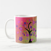 Whimsical Floral Tree Kaffeetasse (Links)