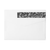 Whimsical Florals | Falsche Kreidetafel (Rückseite)