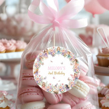 Whimsical flower fairy garden 2nd birthday