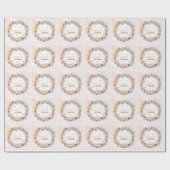 Whimsical Flower Fairy Garten 2. Geburtstag Geschenkpapier (Flach)