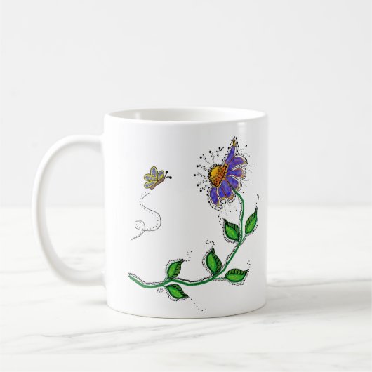 Whimsical Flower Mug Kaffeetasse (Links)