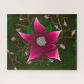 Whimsical Flower & Vine Puzzle (Horizontal)