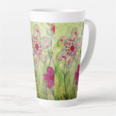 Whimsical Flowers-2 Milchtasse (Rechte Ecke)