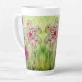 Whimsical Flowers-2 Milchtasse (Linke Ecke)
