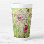 Whimsical Flowers-2 Milchtasse (Vorderseite)