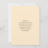 Whimsical Flowers in a Planter Pot Dankeskarte (Rückseite)