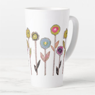 Whimsical Flowers  Milchtasse